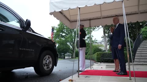 Special moments from PM Modi's warm 1:26 welcome at the White House