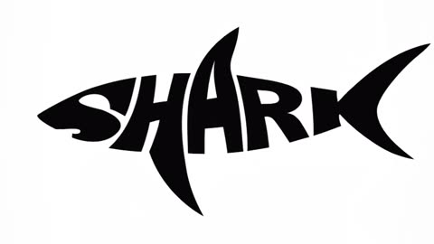 Create Shark Typography using Illustrator tool and with manual adjustments In Adobe Illustrator