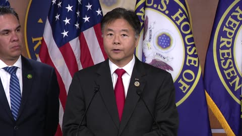 Rep. Lieu calls Durham hearing 'wasteful' during press conference