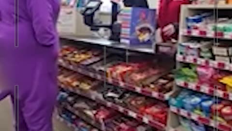 Drugstore Karen starts a SWEARING battle with employee in front of her own kid