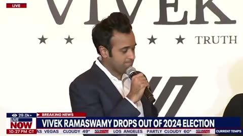 Vivek Ramaswamy Drops Out, Gives Donald Trump His Complete And Total Endorsement