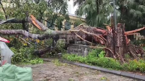 Aumentan a 14 el número de muertos y 219 los heridos por el paso del tifón Yagi en Vietnam