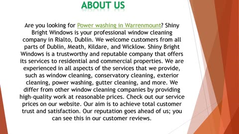 Are you looking for Power washing in Warrenmount?