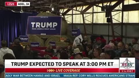 Massive Turnout for Trump’s Commit to Caucus Event in Adel, Iowa