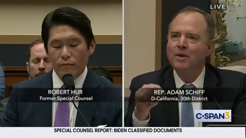 Robert Hur Fires Back At Adam Schiff Over Accusation Of Intentionally Creating 'Political Firestorm'