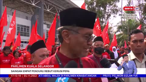 5 NOVEMBER 2022 - BERITA WILAYAH : PARLIMEN KUALA SELANGOR SIANGAN EMPAT PENJURU REBUT P096