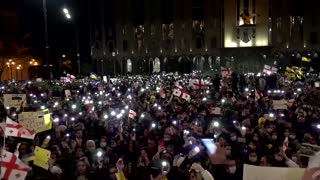 Thousands rally in Georgia in support of Ukraine