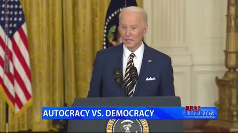 BIDEN: DEMOCRACY VS. AUTOCRACY