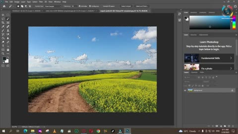 Lasso Tool Adobe Photoshop Class 7 | Phototshop main Select kiss Tarah karain #OnlineTrainingsWorld