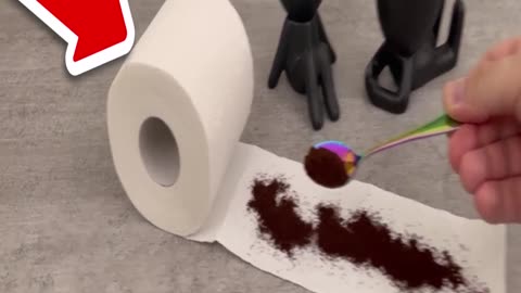 Dump Coffee on Toilet Paper and you will THANK ME FOREVER💥(Surprise)🤯