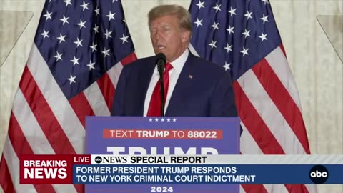 BREAKING: Trump responds to criminal charges in Mar-A-Lago speech