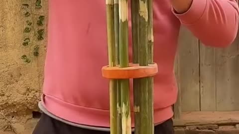 Making A Machine Gun Out Of Bamboo: #shorts