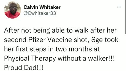 Vaccine Injury Pfizer - Female Basketball player finally takes her first steps after, 2nd shot left her unable to walk