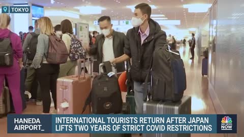 Tourists From Abroad Flock To Japan After Covid Restrictions Lifted