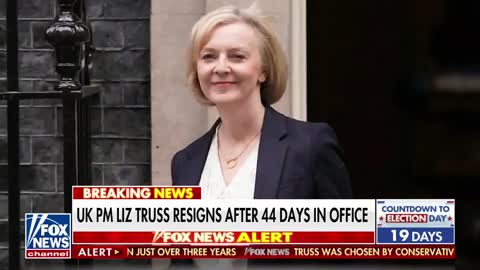 British Prime Minister Liz Truss resigns after 44 days in office