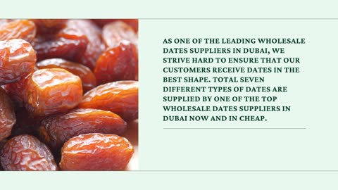 Wholesale Dates Suppliers In Dubai