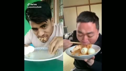 Funny Food Challange On TikTok | Who will win INDIA Vs CHINA | Be Me Stick |