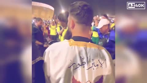 Saudi Arabia Fans vs Brazil Fans Dance Competition in Qatar World Cup