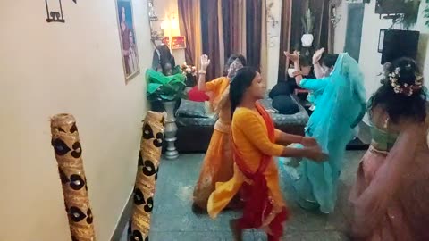 Traditional dandiya dance navratri