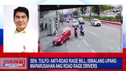 Anti-Road Rage Bill, isinalang upang maparusahan ang road rage drivers ayon kay Sen. Tulfo