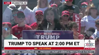 FULL SPEECH: Anna Paulina Luna at a Trump Rally in Wilmington, NC on Jobs and Economy - 9/21/24