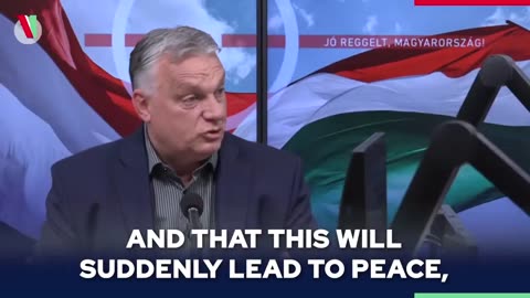 Why is Orban the only leader in Europe trying to stop the total destruction of Ukraine?