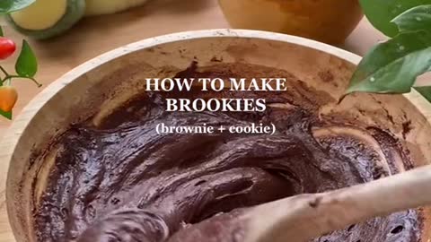 HOW TO MAKE BROOKIES (brownie + cookie)