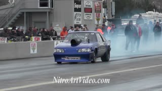 Drag Racing Action Small Tire Drag Radial