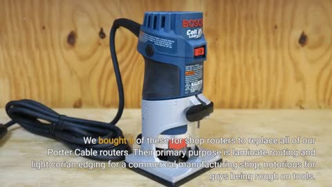 BOSCH PR20EVS #router Tool Colt 1-Horsepower 5.6-Overview