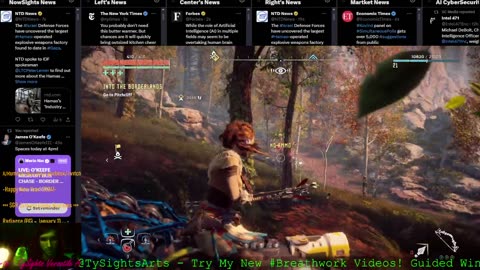 #HorizonZeroDawn - Part 9 #TySights #ShadowGamesRecon #News #LIVE 1/10/24