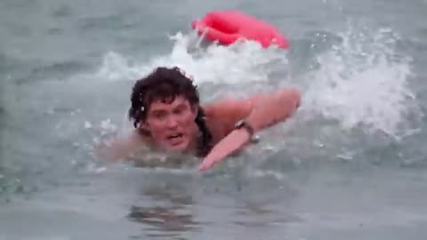 Great White Shark ATTACK On Baywatch! Will Mitch Save Jill_! Baywatch Remastered