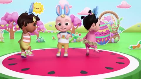 Hop Little Bunnies Hop _ Dance Party _ CoComelon Nursery Rhymes & Kids Songs