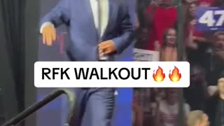 RFK Walkout at Trump Rally #tiktok