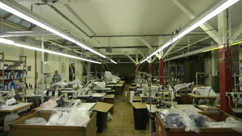 A day in the life of a British clothing factory