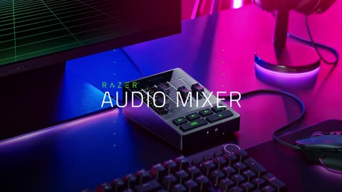 Razer Audio Mixer: All-in-One Streaming/Broadcasting Mixer - 4-Channel Design - XLR Preamp