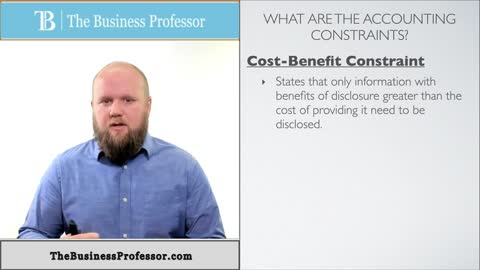 What are Accounting Constraints_ - Financial Accounting