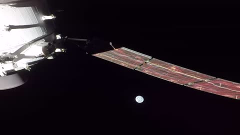 Earth Rise as Seen from orion spacecraft