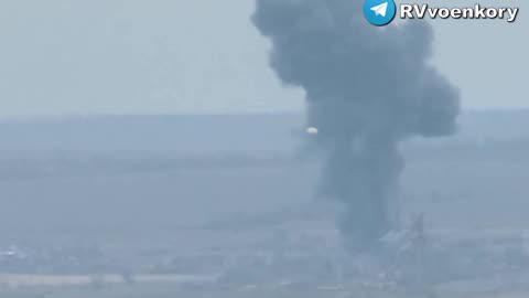 Russian Su-24 shot down by Ukrainian soldiers near Bakhmut