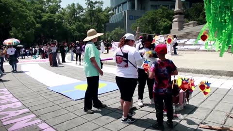 Relatives of missing, disappeared people protest in Mexico