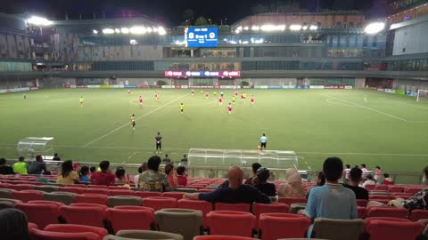 First time at a football game | Singapore Premier League match