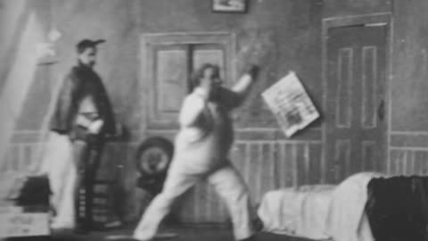 Uncle Josh's Nightmare (1900 Original Black & White Film)