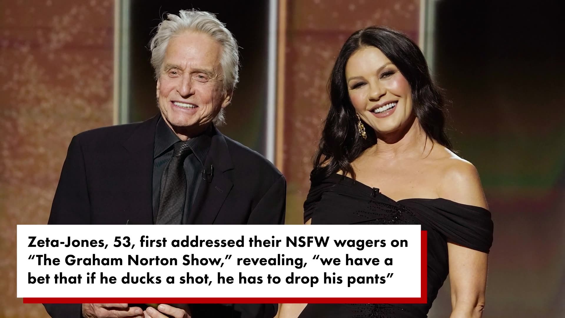 Why Catherine Zeta-Jones makes Michael Douglas 'whip it out' when they play golf