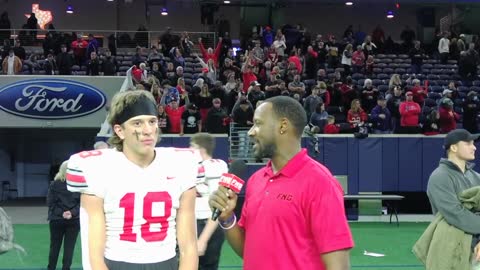 LoveJoy QB/LB Payton Pierce, QB Alexander Franklin, WR Parker Livingstone win 24-20 against Mansfield Timberview