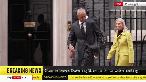 What Is Obama Doing In London, Meeting With Prime Minister Sunak?