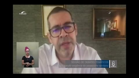 Dr. Paulo Porto: O Passaporte Vacinal e Vacinação das Crianças - Audiência no Senado