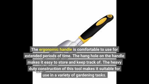 Customer Comments: Fiskars Ergo Gardening Hand Trowel - Ergonomic Handle Design with Hang Hole...