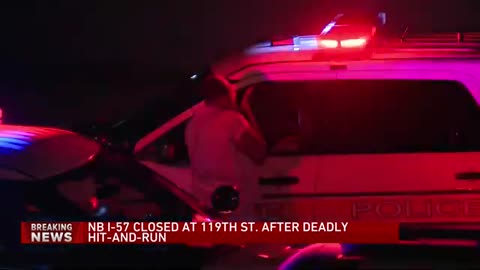 Deadly hit-and-run crash shuts down NB I-57