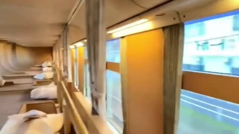 Do you want to experience the sleeper train in Japan? Slow down and watch world life.