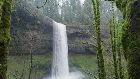 beautiful water fall