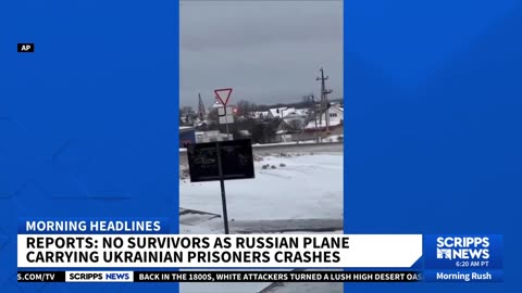 Russian plane carrying Ukrainian POWs crashes | No Survivors